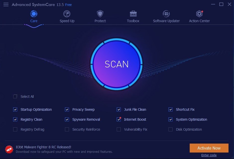 Download Advanced Systemcare v16.2.0.18 Crackeado Mais Recente