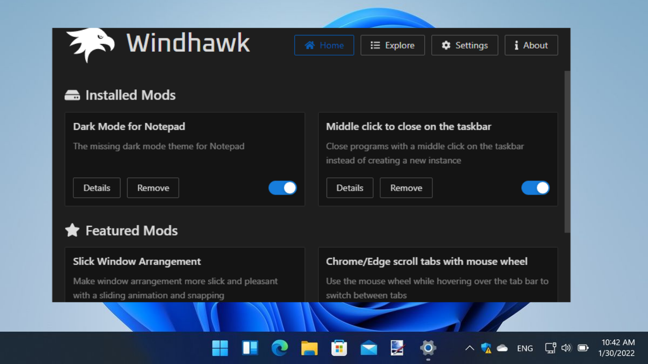 windhawk For PC And Multilingual