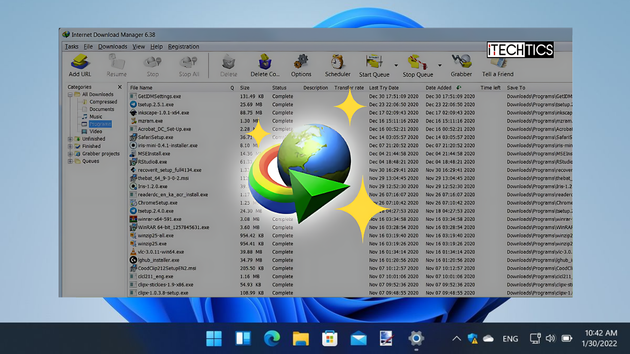 Internet Download Manager For PC Portable And Multilingual